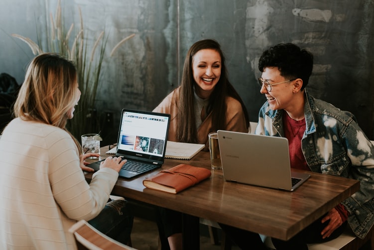 Picture of women smiling